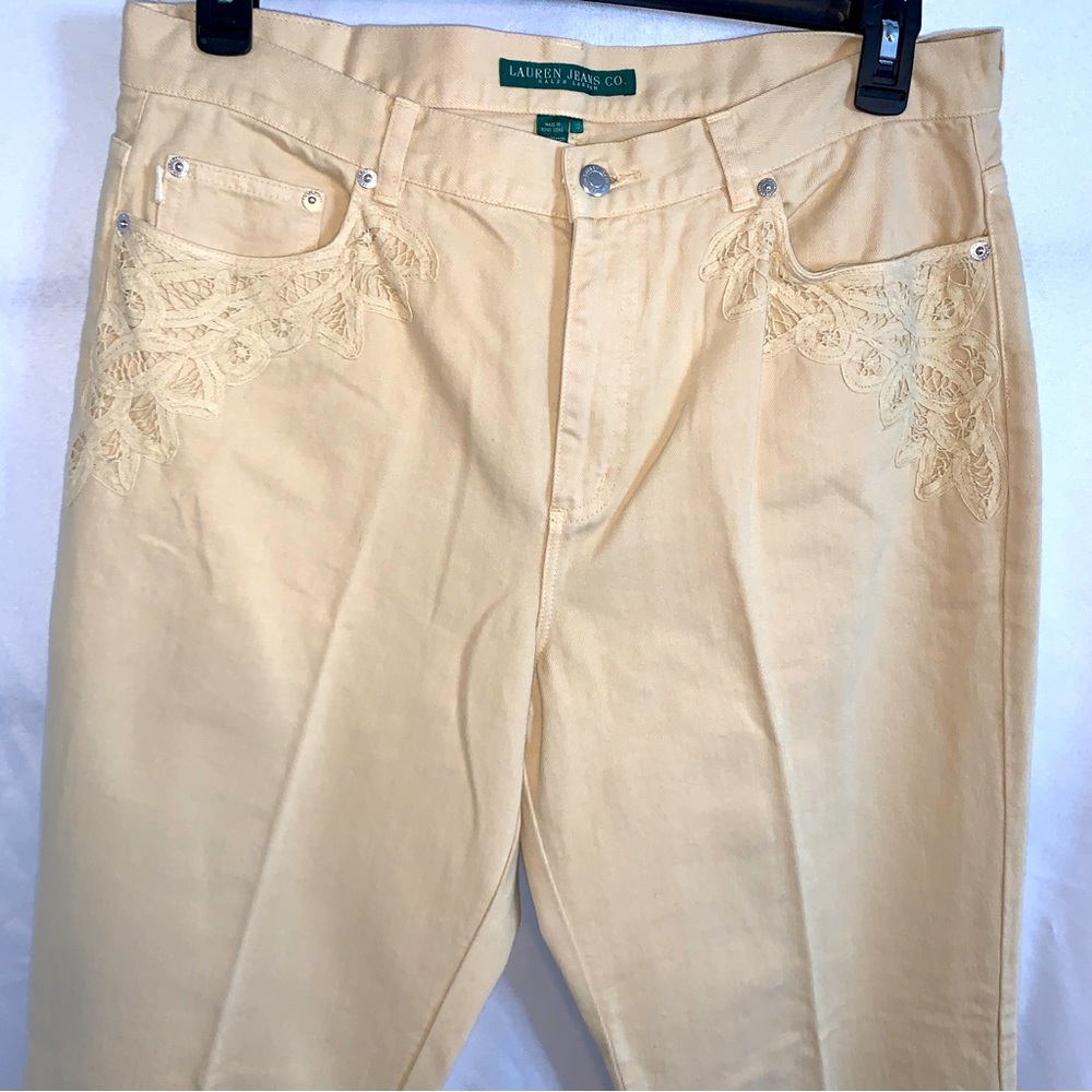 Lauren‎ Ralph Lauren lace denim